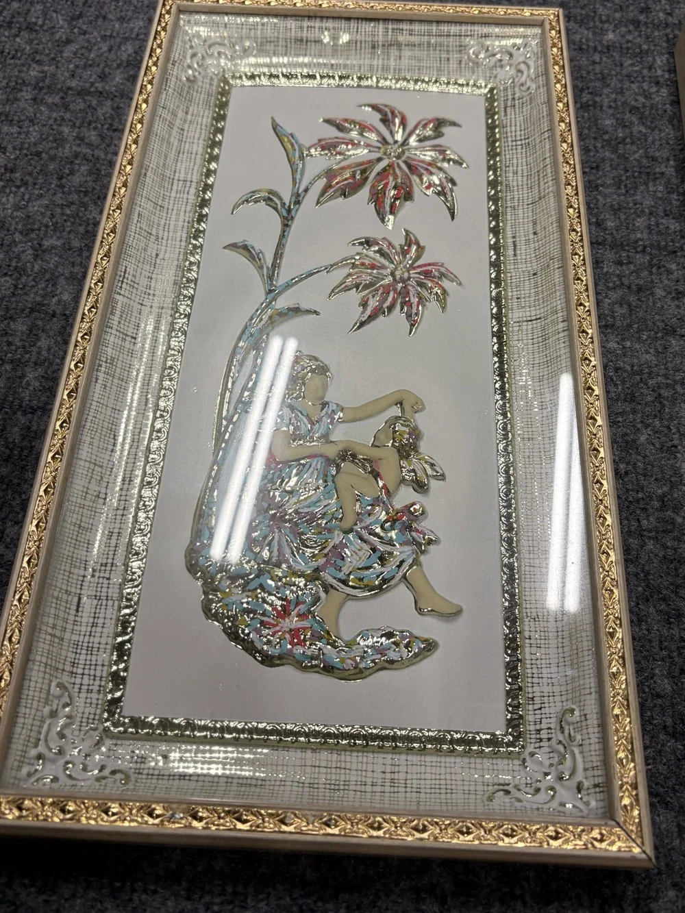 Ornate MCM Four Seasons by Metalart  3D Wall Art Vintage